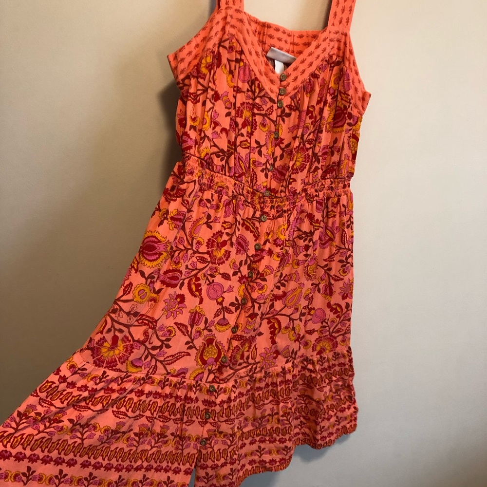 Knox Rose Floral Coral Dress